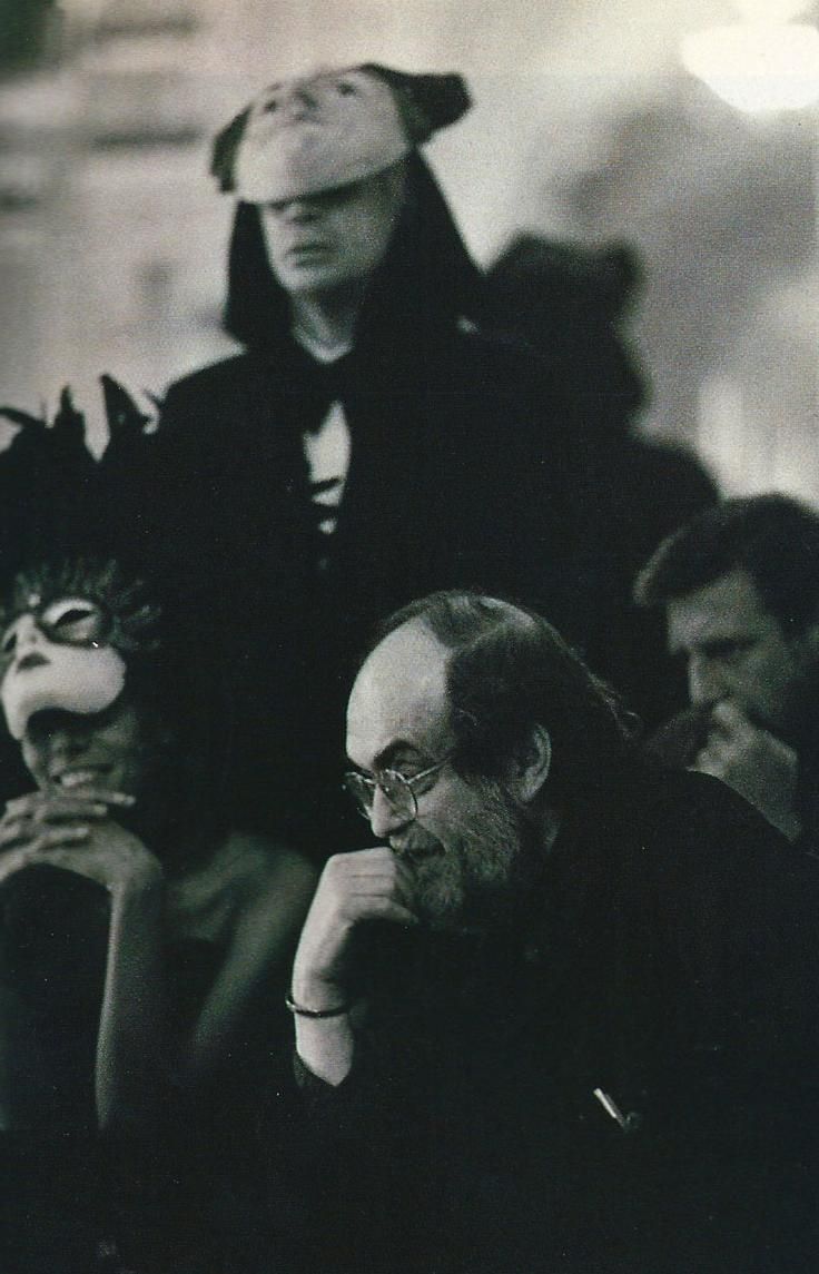 Stanley Kubrick on the set of Eyes Wide Shut